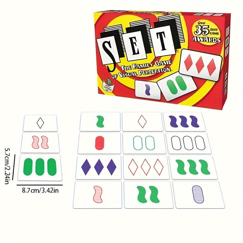 Visual Perception Card Game for Family Gathering