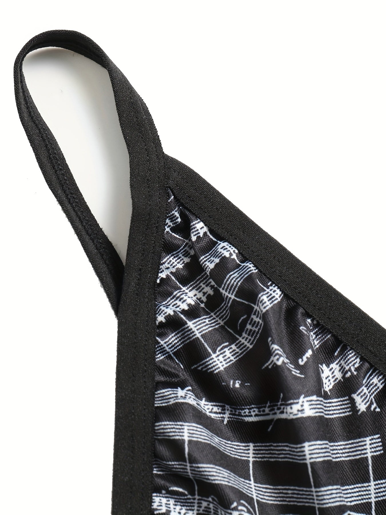 Plus Geo Print Bralette & Panty Set