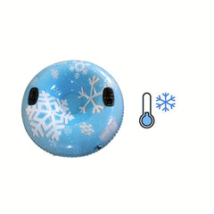 Winter Skiing Ring PVC Snow Sled Portable Snowboard Skiing Toy