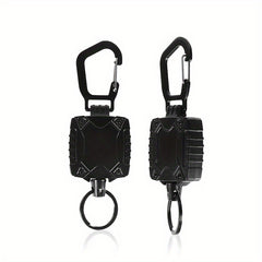 Retractable ID Card Holder Keychain for Outdoor Activities