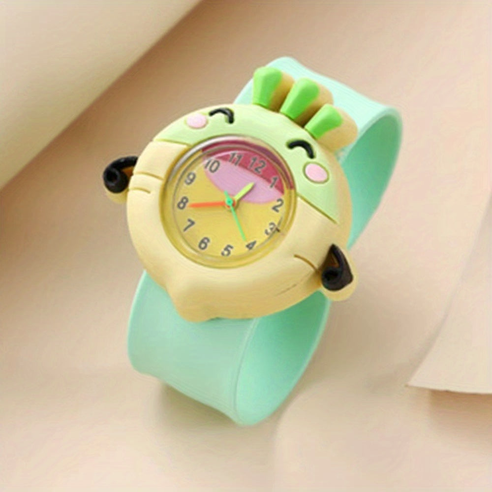 Kids Quartz Watch Rainbow Waterproof Wristwatch Gift