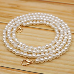 8mm Faux Pearl Bag Chain Handbag Strap Replacement