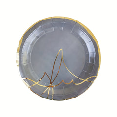 8pcs Disposable Plates for Dinner, Dessert - Birthday Party Decor