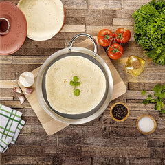 Round 430 Stainless Steel Baking Pan Induction Heatable