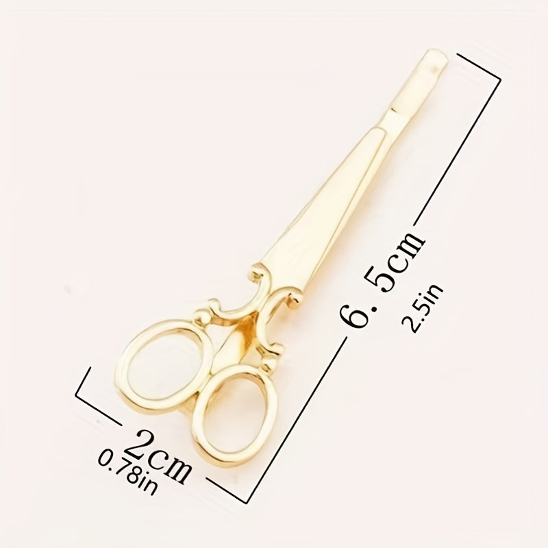 Scissors Shape Hair Clip Barrettes Hairpins Hair Styling For Women