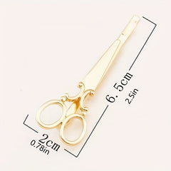 Scissors Shape Hair Clip Barrettes Hairpins Hair Styling For Women