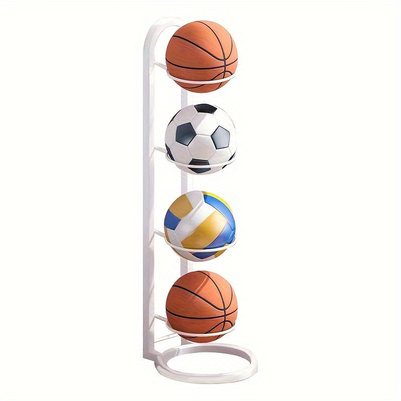 Ball Storage Rack Basketball Storage Rack Folding Floor Football Storage Rack