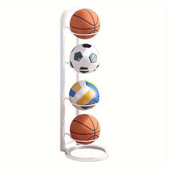 Ball Storage Rack Basketball Storage Rack Folding Floor Football Storage Rack