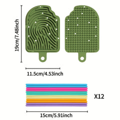 Interlocking Sensory Activity Board for Kids Silicone Relax Toy - Ages 3+