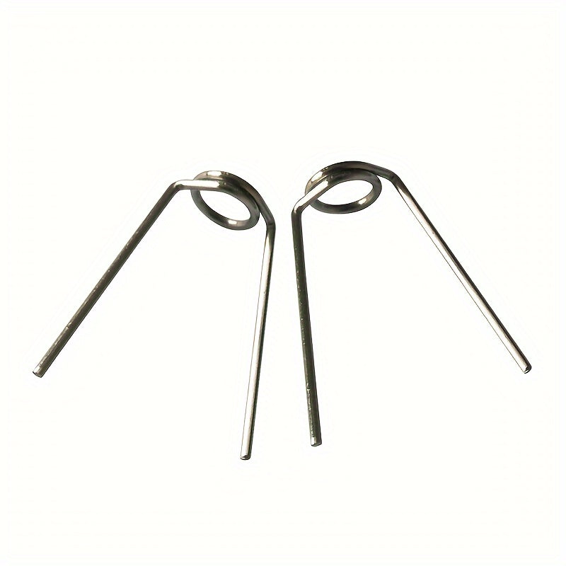 12pcs Stainless Steel Fishing Barbed Slider Spring Kit