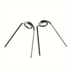 12pcs Stainless Steel Fishing Barbed Slider Spring Kit