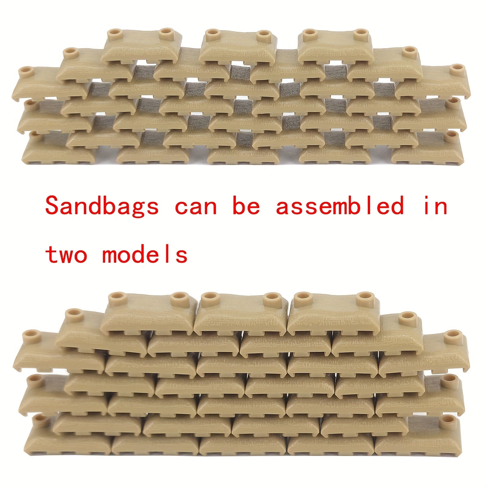 Sandbag Building Block Toy Multifunctional Sandbag Building Scene Accessories