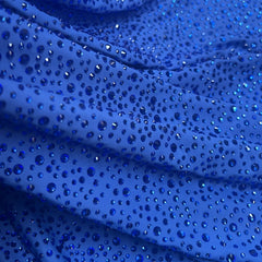 1pc Heavy Duty Rhinestone Fabric Mixed Sizes Full Diamond Embellishment
