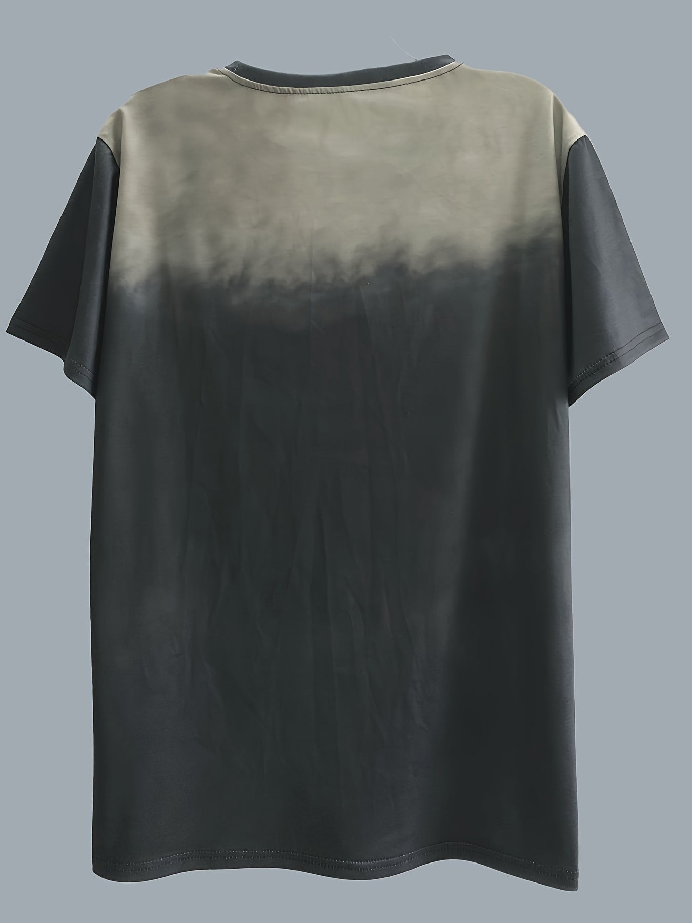 Men's Street Style Letter Print Tee Shirt for Summer