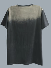 Men's Street Style Letter Print Tee Shirt for Summer