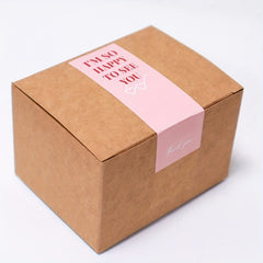 100pcs Thank You Sticker Roll Self-adhesive Label