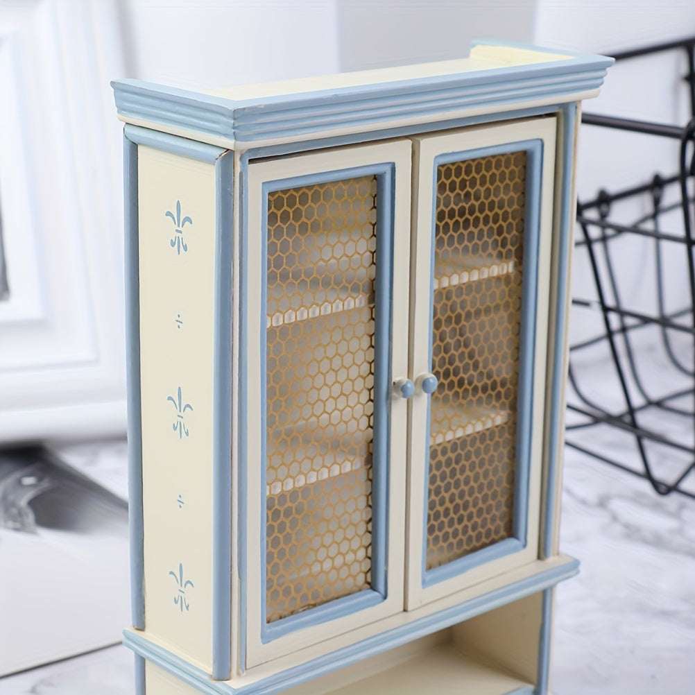 1/12 Dollhouse Cupboards Display Cabinet Mini Furniture Home Decor DIY Toy