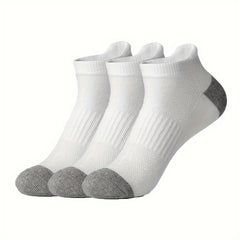3 Pairs Outdoor Sports Socks High-Combed Cotton Men Women