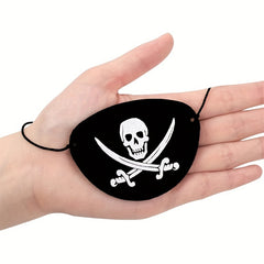 Halloween Pirate Hat Eye Mask Set