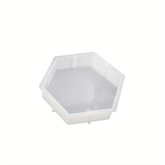 Resin Silicone Mold Large Heart Hexagon Round Square Rectangle Mold Epoxy Flower