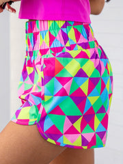 Leopard Print High Waist Shorts for Women