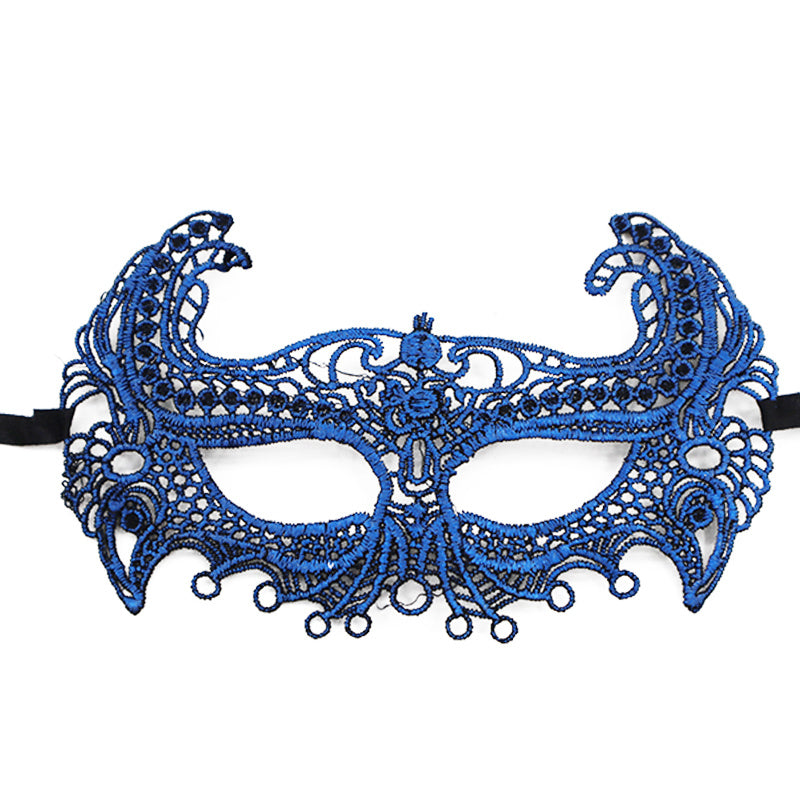 Molded Lace Masquerade Mask For Adults Hot Stamping Mask