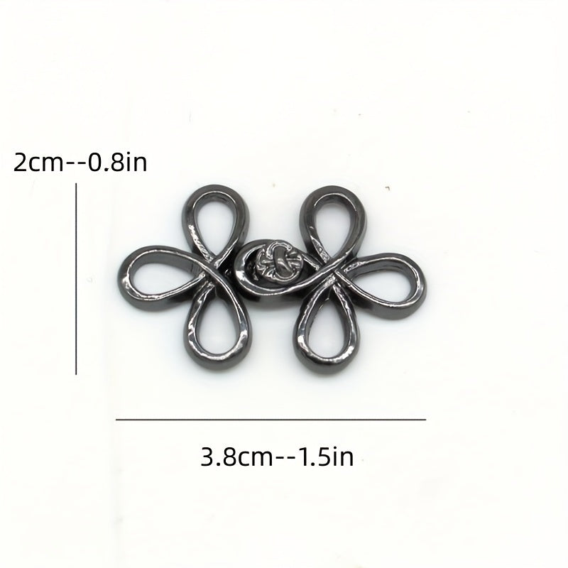 Four-leaf Clover Shawl Cloak Pair Button Hook