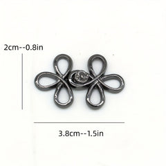 Four-leaf Clover Shawl Cloak Pair Button Hook
