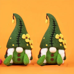 Needle Felting Kit for Beginner Green Dwarf Doll DIY Art Craft Material