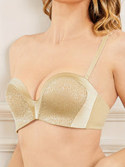 Lace Push Up Bra with Removable Strap