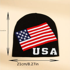 Men's Independence American Flag Knit Hat