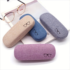 Eyeglasses Pattern Glasses Case Hard Clamshell Reading Glasses Protective