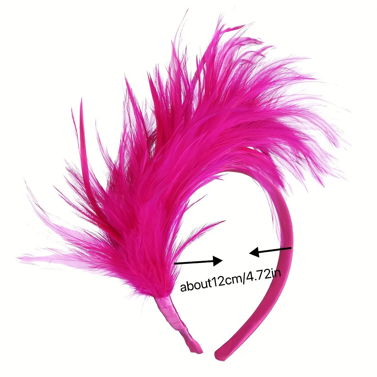 Faux Feather Headband Party Headdress Women's Hair Accessories
