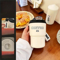 Insulated Coffee Mug With Handle And Lid Stainless Steel Coffee Travel Mug