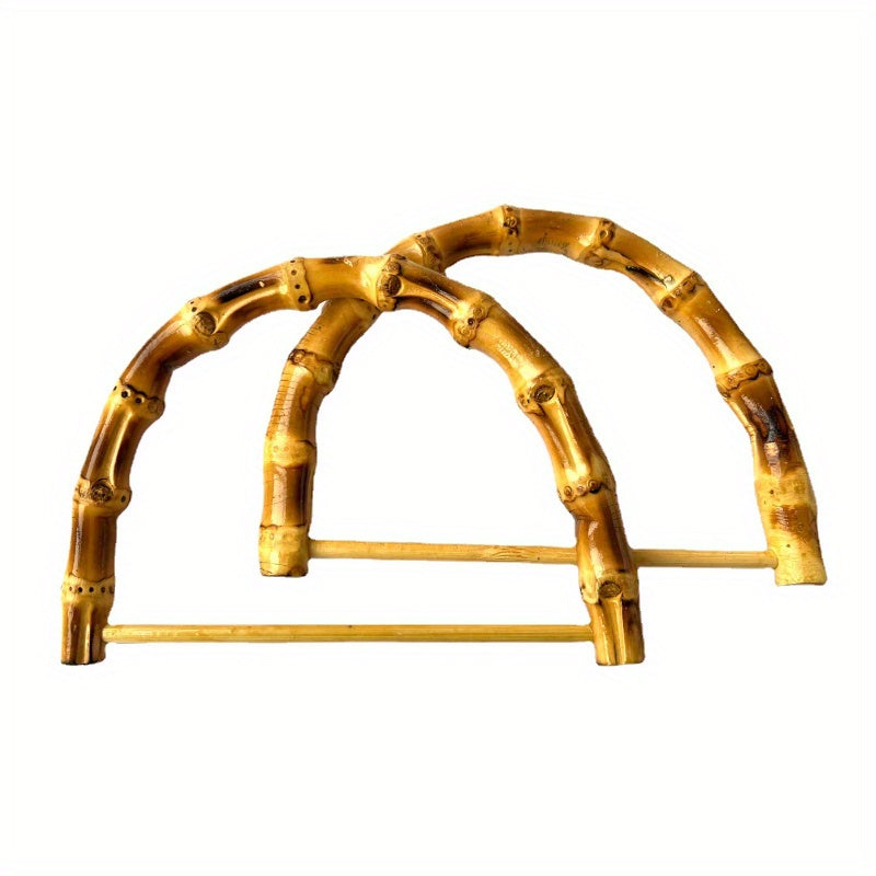 Bamboo Simulated Satchel Bag Strap U Shaped DIY Travel Accessories