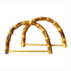 Bamboo Simulated Satchel Bag Strap U Shaped DIY Travel Accessories