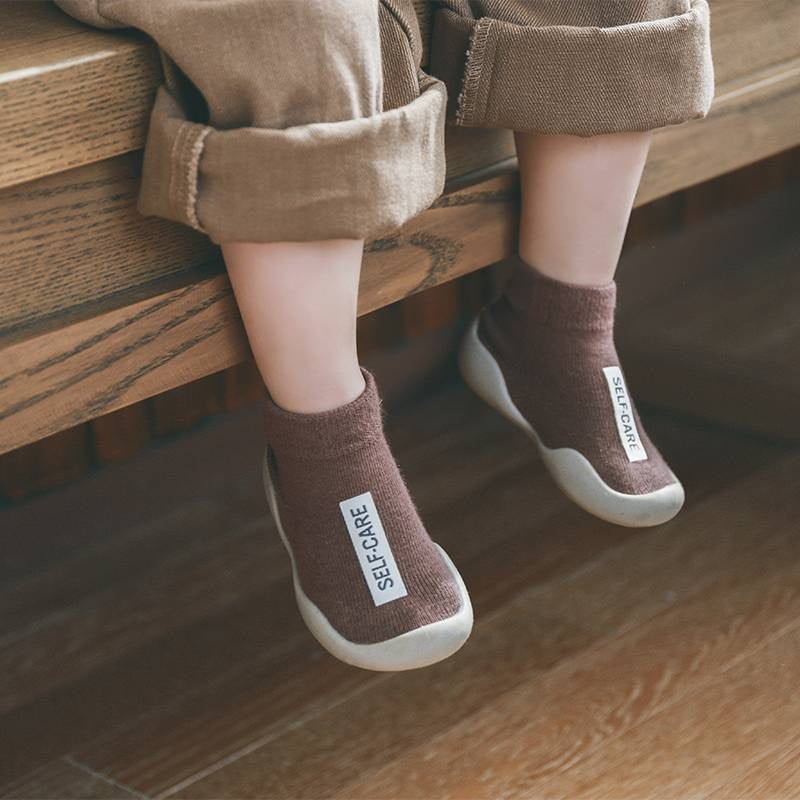 Toddler Fleece Warm Socks Shoes - Cozy & Unisex