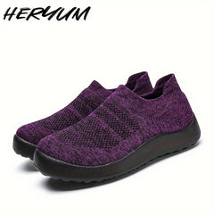 Comfortable Breathable Flying Woven Shoes Casual Outdoor Sneakers