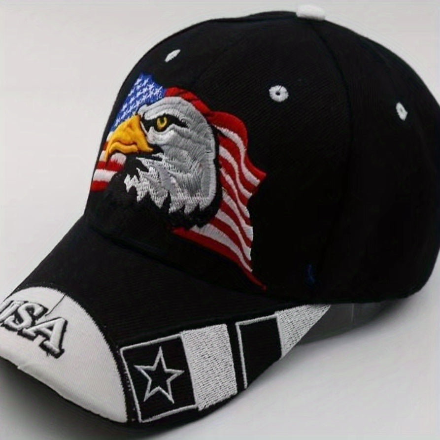 Outdoor Adjustable American Flag Hip Hop Baseball Cap