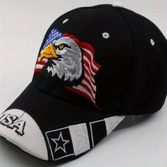 Outdoor Adjustable American Flag Hip Hop Baseball Cap