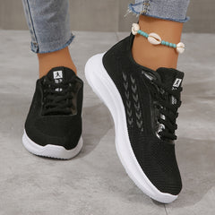 Women's Lace-up Mesh Running Shoes