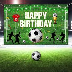 Soccer Ball Party Banner Soccer Birthday Decorations