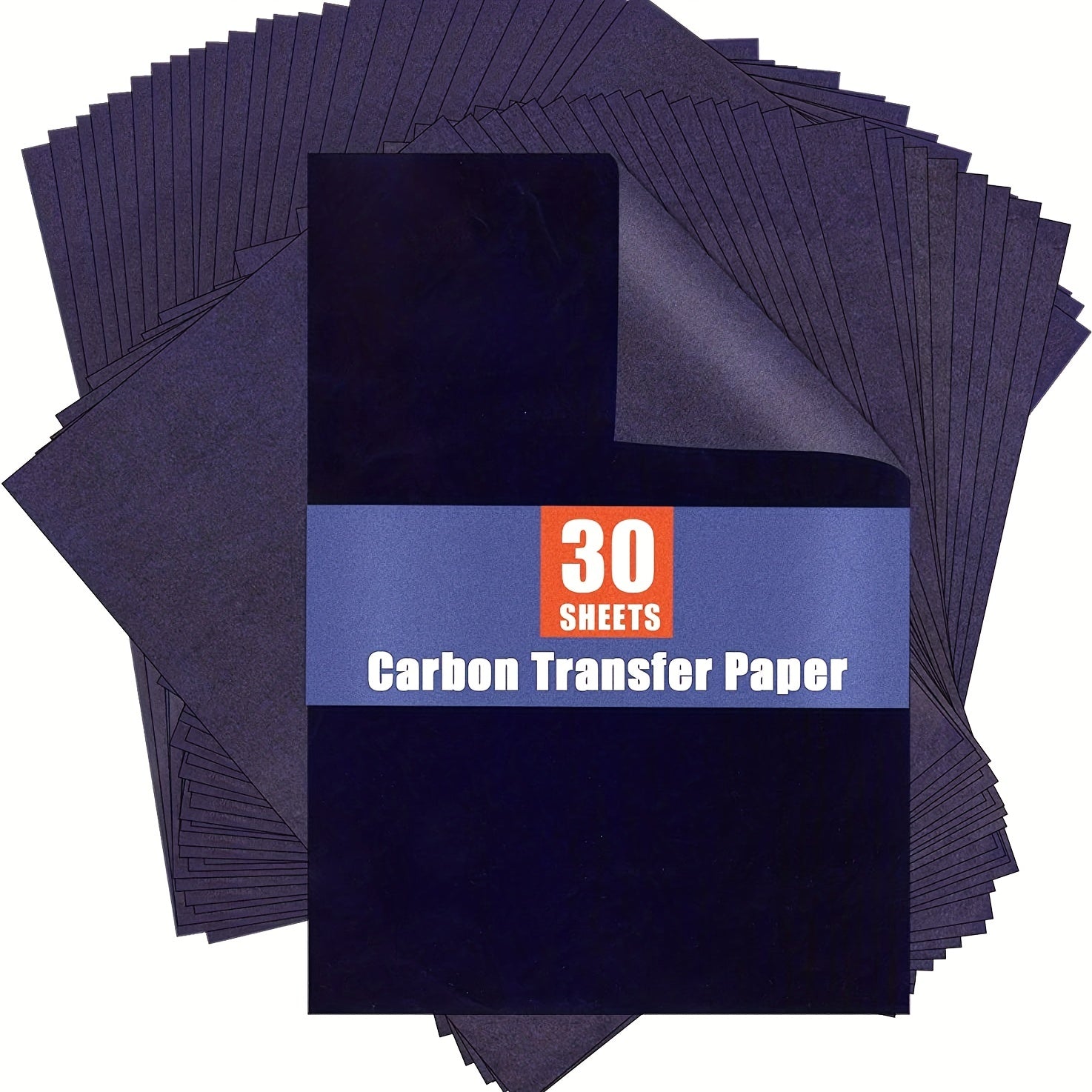 30pcs Carbon Tracing Transfer Paper for Drawing Patterns on Wood Canvas Fabric