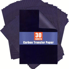 30pcs Carbon Tracing Transfer Paper for Drawing Patterns on Wood Canvas Fabric