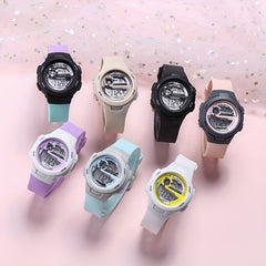 Teen Casual Digital Silicone Watch Multifunctional Electronic Watch Gift