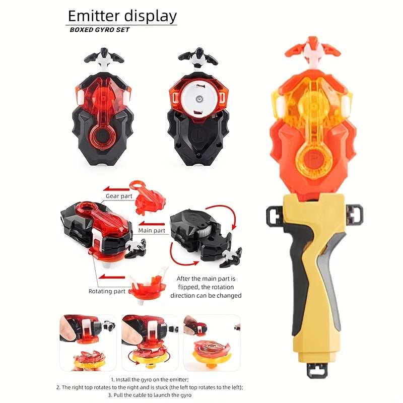 Burst Top Toy King Series B 159 Battle Top Double Pull Wire Launcher Handle