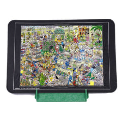 1000pcs Jigsaw Puzzle Board Storage w/ 6 Trays & Cover