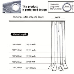 Cream Blackout Curtain for Home Decor