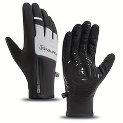 Winter Riding Gloves Men's Outdoor Gloves Non slip Thickened Warm Coldproof