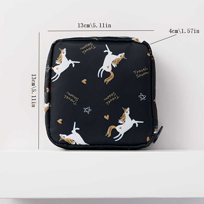 Sanitary Napkin Storage Bag Portable Small Storage for Keys & Lipstick